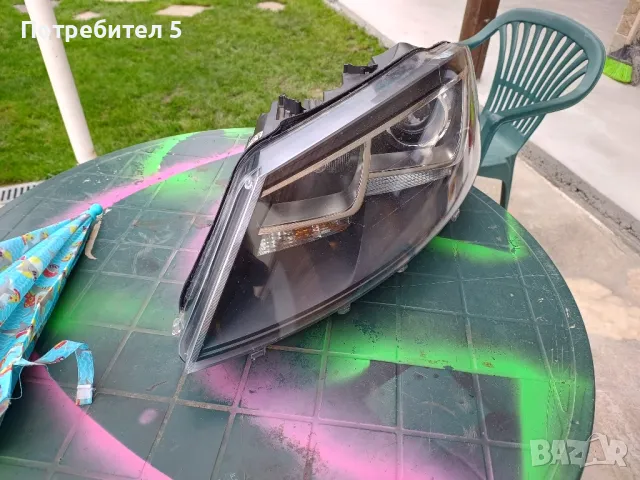 Ляв фар Сеат Алхамбра / Seat Alhambra , снимка 9 - Части - 49866238