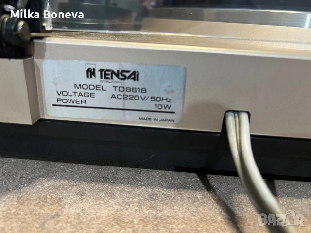 Tensai TD 8618, снимка 8 - Грамофони - 53343160