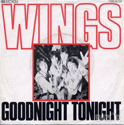 Грамофонни плочи Wings ‎– Goodnight Tonight 7" сингъл