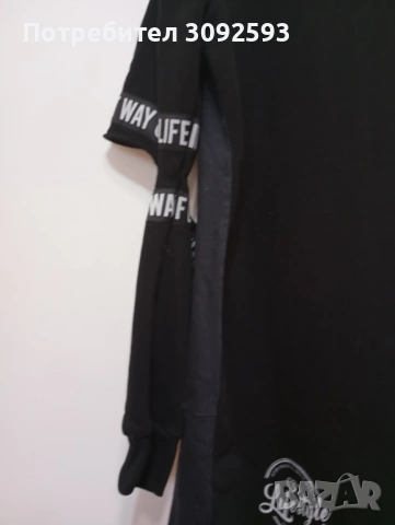 Черна рокля Pause, снимка 3 - Рокли - 54284686