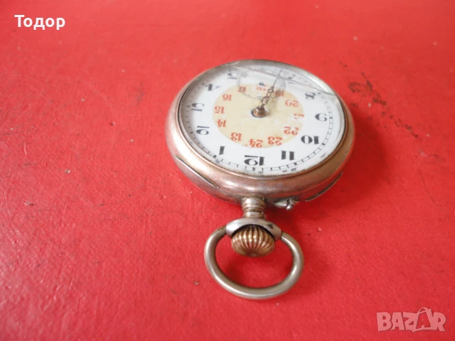 Сребърен джобен часовник 2, снимка 10 - Джобни - 50459604