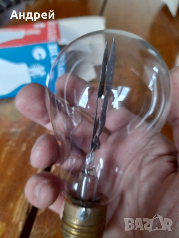 Стара електрическа крушка Светлина, снимка 5 - Други ценни предмети - 52945442