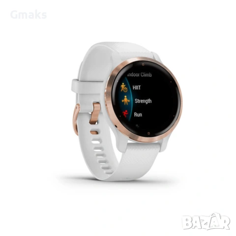 Часовник Smartwatch Garmin Venu 2S, Rose Gold/White, снимка 3 - Смарт гривни - 53096161
