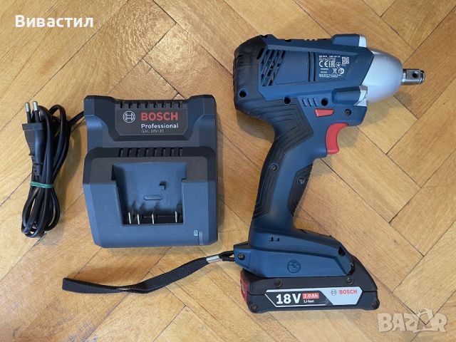 Нов Гайковерт Hychika IW350 18V батерия 4Ан 2000 об/м 3000 удара в минута 350Nm, снимка 11 - Гедорета - 45479190