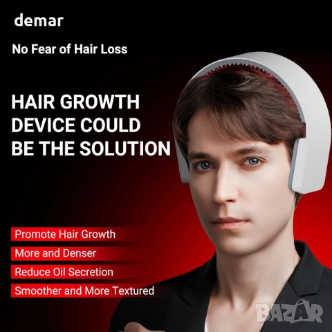 Устройство за грижа за косата-светлинна терапия, 650nm, 850nm и 450nm, снимка 2 - Други - 51457016