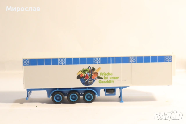HERPA H0 1/87 ХЛАДИЛНО РЕМАРКЕ ВЛЕКАЧ КАМИОН МОДЕЛ, снимка 3 - Колекции - 53757590
