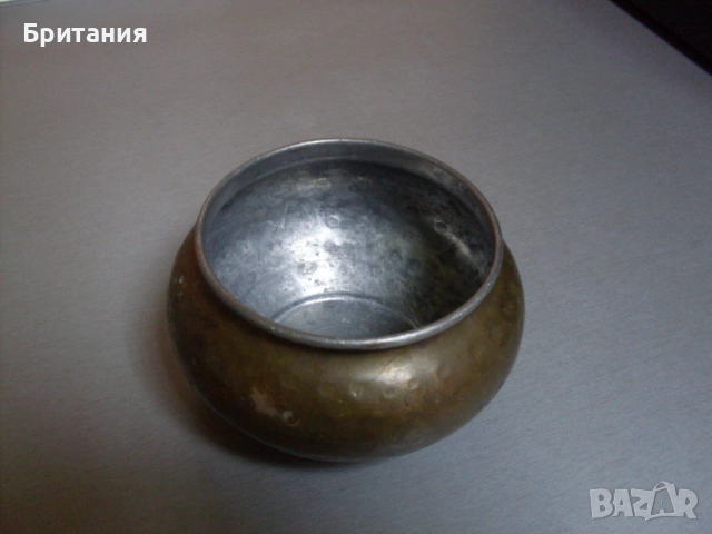 Медно "бакърено" гарненце., снимка 2 - Антикварни и старинни предмети - 52939243