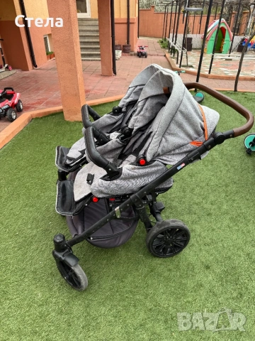 Количка за близнаци, снимка 3 - Детски колички - 53826028
