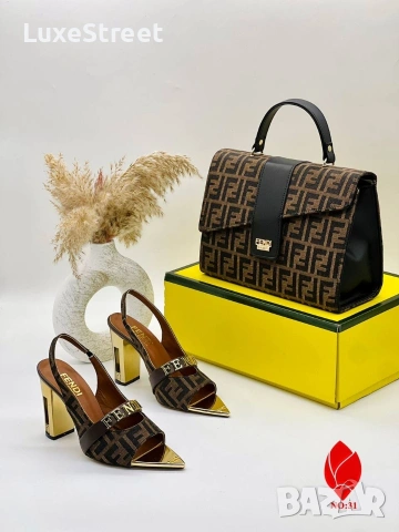 Fendi 🤍Дамски Сандали и Чанти , снимка 6 - Сандали - 53724283