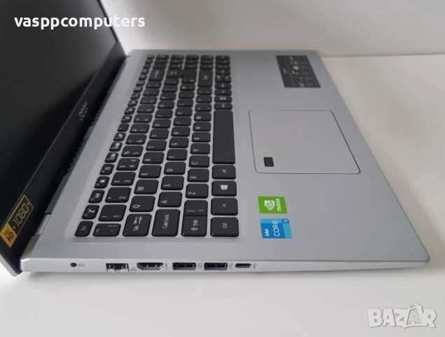 Acer Aspire 5 (A515-56G) / 15.6" / i3-1115G4 / GeForce MX350 / 8GB RAM / 128GB NVMe + 320GB HDD, снимка 4 - Лаптопи за работа - 52041405
