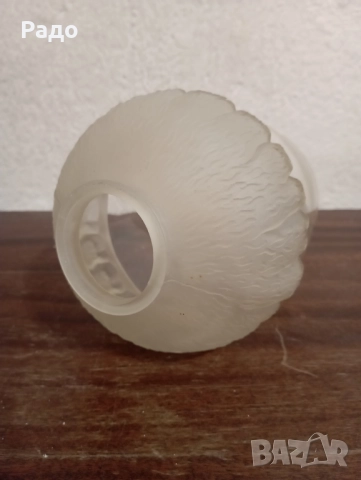 Стъклен абажур. Стъкло за лампа. Чашка за полилей, снимка 4 - Други - 52883269