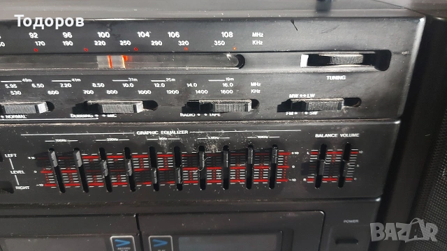 ICE SRR-2479 Stereo Radio Double Cassette Recorder , снимка 6 - Радиокасетофони, транзистори - 54286343