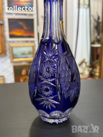 Кристална гарафа от реномираната марка Nachtmann. №7925, снимка 5 - Антикварни и старинни предмети - 53731823