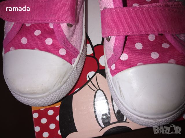 Нови светещи обувки за момиче ,30 номер. Disnay Minnie Mouse. Стелка 20 см. Цената е крайна!, снимка 5 - Детски гуменки - 46610959