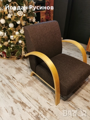 ретро винтидж кресло vectra барок естествен фурнир