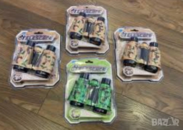 Детски бинокъл – Пластмасова играчка с камуфлажен дизайн