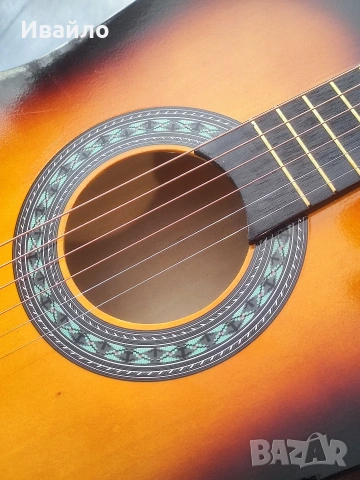 НОВА Акустична китара 96 см размер 7/8– Пълен комплект за начина, снимка 4 - Китари - 53744445