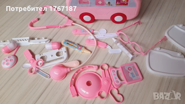 Детски лекарски комплект куфар с медински принадлежности, снимка 7 - Образователни игри - 51384125