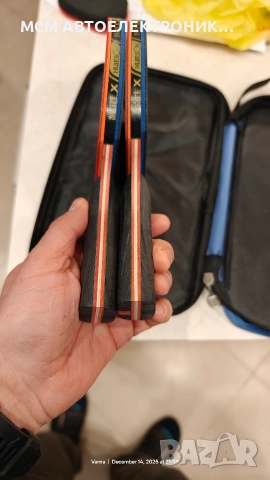 ДВЕ ХИЛКИ (РАКЕТИ) ЗА ТЕНИС НА МАСА 5 ЗВЕЗДИ на фирма HUIESON и КАЛЪФ ЗА ТЯХ, снимка 7 - Тенис - 52795293