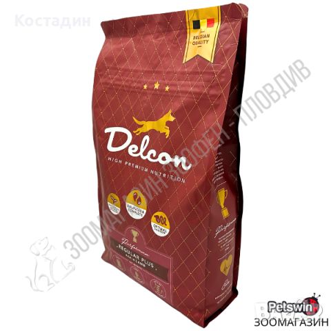 Пълноценна Храна за Кучета в Зряла възраст - с Агне - 3кг/12кг - Delcon Regular Plus Lamb, снимка 1 - За кучета - 45195045