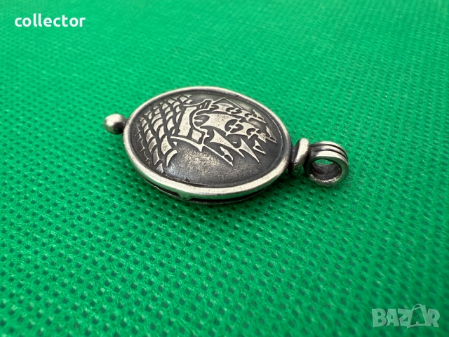 Дизайнерска сребърна висулка с кораб. №7441, снимка 4 - Колиета, медальони, синджири - 51943167