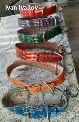 6 вида цвят Текстилни каишки за голямо куче  , снимка 3 - За кучета - 53176304