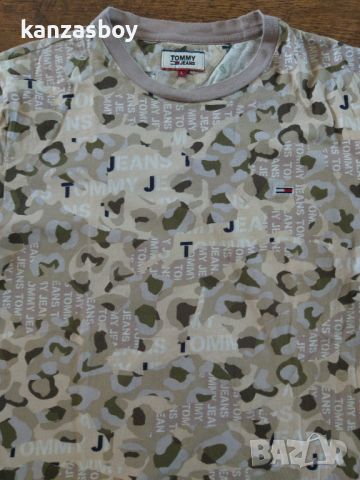 tommy hilfiger - страхотна мъжка тениска L, снимка 2 - Тениски - 46308749
