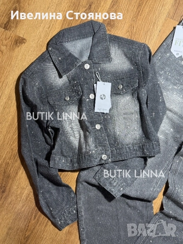 Комплект дънки и яке, снимка 2 - Комплекти - 52379215