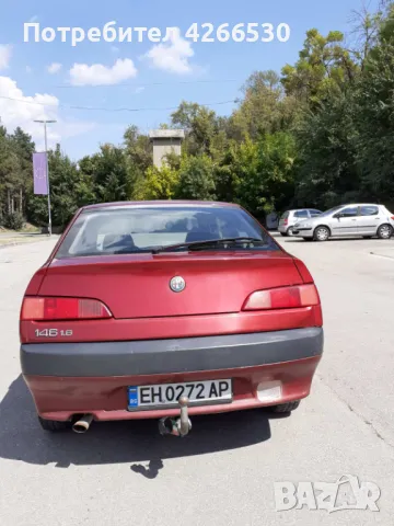 ПРОДАВАМ ЛЕК АВТОМОБИЛ МАРКА "ALFA ROMEO", МОДЕЛ 146, 1997, снимка 2 - Автомобили и джипове - 47575146