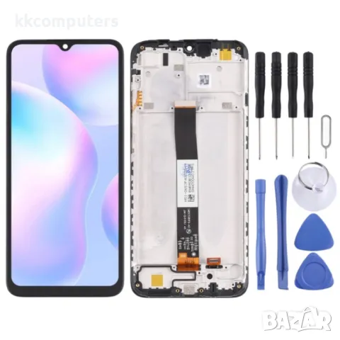 LCD Дисплей и Тъч Скрийн с Рамка за Xiaomi Redmi 9A / Redmi 9C / Redmi 9C NFC / Redmi 9AT / Redmi 9i, снимка 1 - Резервни части за телефони - 47177189