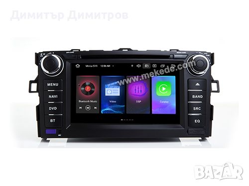 Android multimedia за Toyota Auris 2006-2012 двоен дин, снимка 4 - Аксесоари и консумативи - 45783493