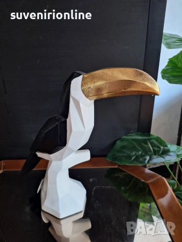 Декоративна статуетка пеликан, снимка 2 - Статуетки - 40012145