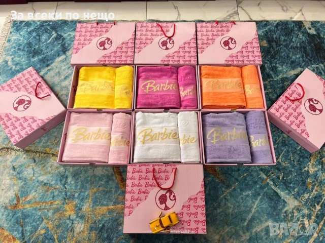 Barbie Луксозни Хавлии - 2бр. в кутия - Различни Цветове Код E1348