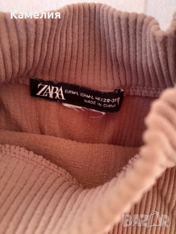 ZARA топ с поло, снимка 2 - Корсети, бюстиета, топове - 47253385