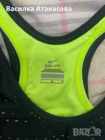 Дамски потник Nike Dry Fit с бюстие, снимка 3 - Потници - 46592772