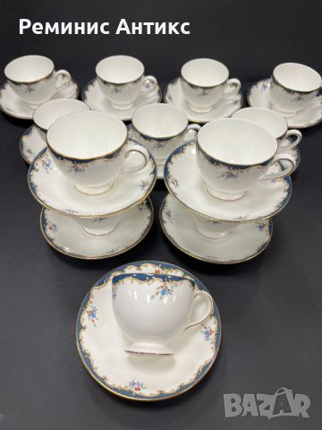 Сервиз за чай и кафе Wedgwood Chartley, снимка 3 - Сервизи - 45841955