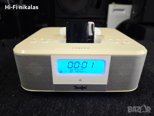 радио часовник безжична колонка Bluetooth TEUFEU iTeufel clock 