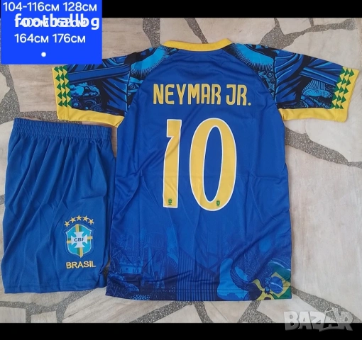 NEYMAR JR ❤️⚽️ детско юношески футболни екипи BRAZIL , снимка 4 - Футбол - 44819311