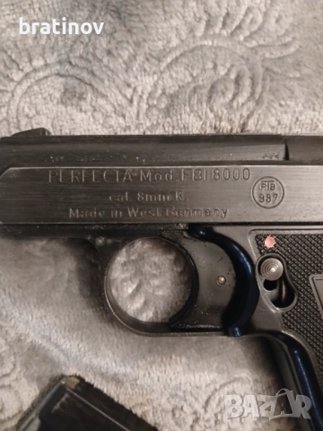 Газ Сигнален RECK mod. FBI 8000, 8mm, made in West Germany, снимка 2 - Газово оръжие - 52683369
