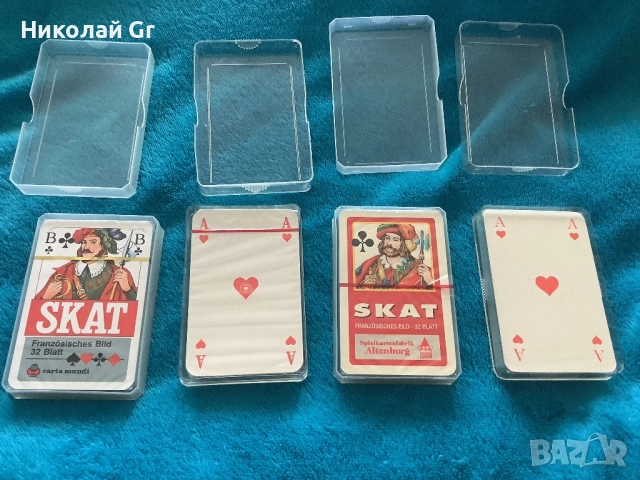 Карти за игра SKAT не се използва  цена за брой , снимка 3 - Карти за игра - 54214854
