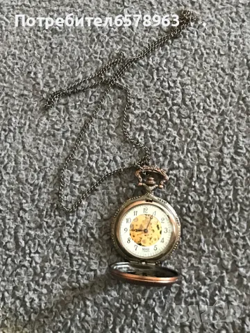 Джобен механичен часовник с верижка , снимка 5 - Джобни - 49985736
