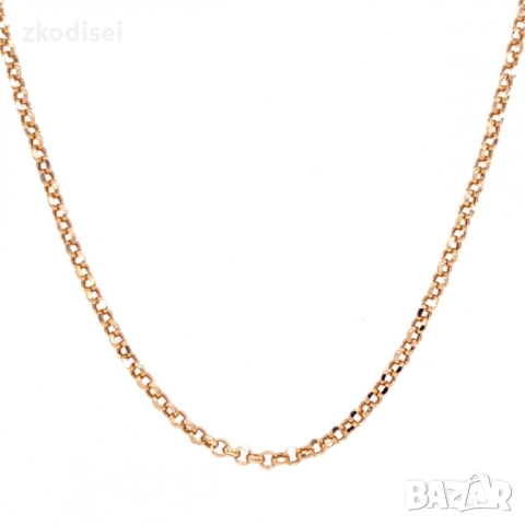 Златен синджир 4,05гр. 58,0см. 14кр. проба:585 модел:34513-2, снимка 2 - Колиета, медальони, синджири - 52088704