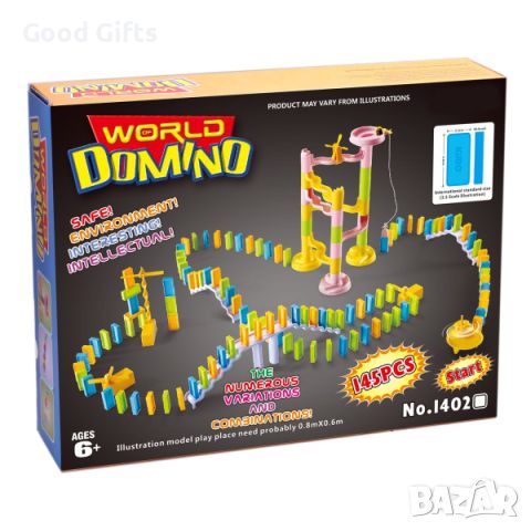 Домино игра Domino, 145 части, снимка 1 - Образователни игри - 45961186
