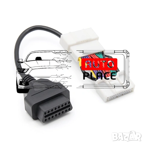 Кабел / Преходник / Адаптер 26 пина Tesla Model 3 / Y Delphi Autocom, снимка 2 - Аксесоари и консумативи - 53973013