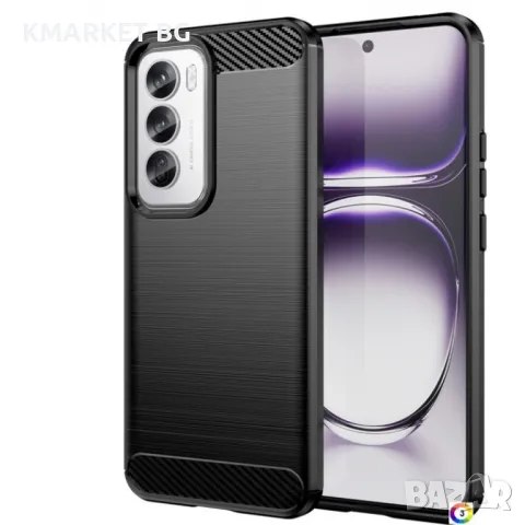 Oppo Reno12 Pro 5G Удароустойчив Carbon Fiber Калъф и Протектор, снимка 1 - Калъфи, кейсове - 48253843