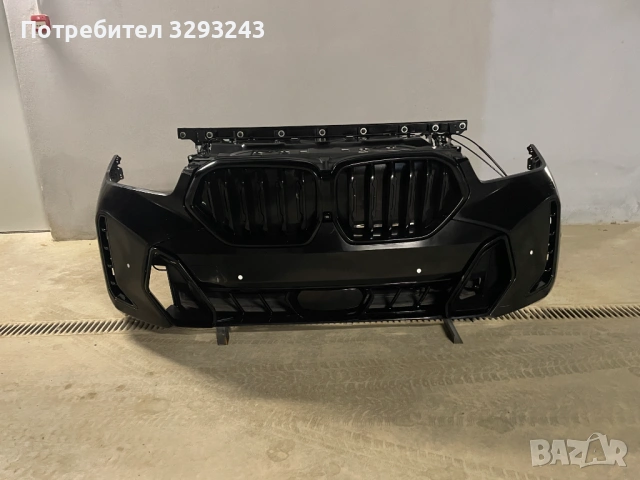 Напълно окомплектована предна броня и преден панел за BMW X6 LCI M SPORT