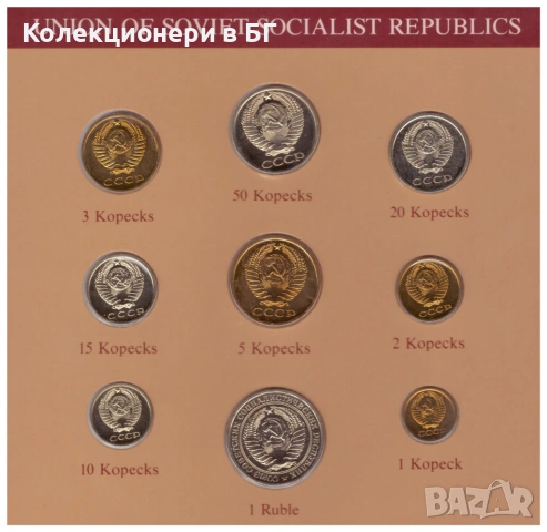 СЕТ МОНЕТИ СССР 1976 ГОДИНА❗️МАТИРАНА ЕМИСИЯ - PROOF❗, снимка 2 - Нумизматика и бонистика - 53568649