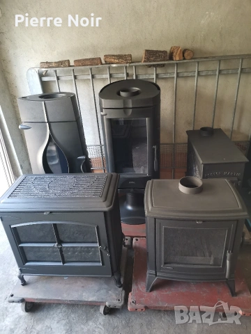 Френска чугунена печка / камина 14kW , снимка 13 - Камини - 53031009