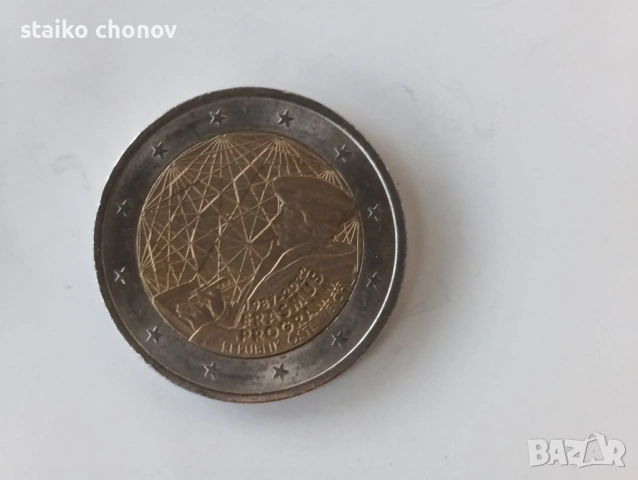 Монета 2 евро Еразъм 35г.