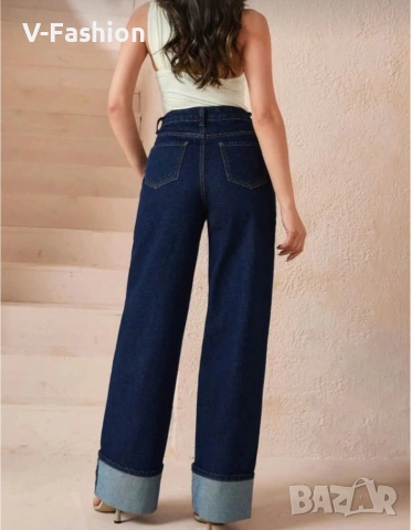 Дънки висока талия , снимка 3 - Дънки - 53615196